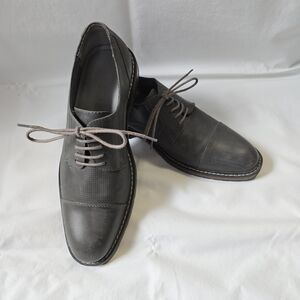 Men's Perry Ellis Dress Shoes In Gray - Size 10